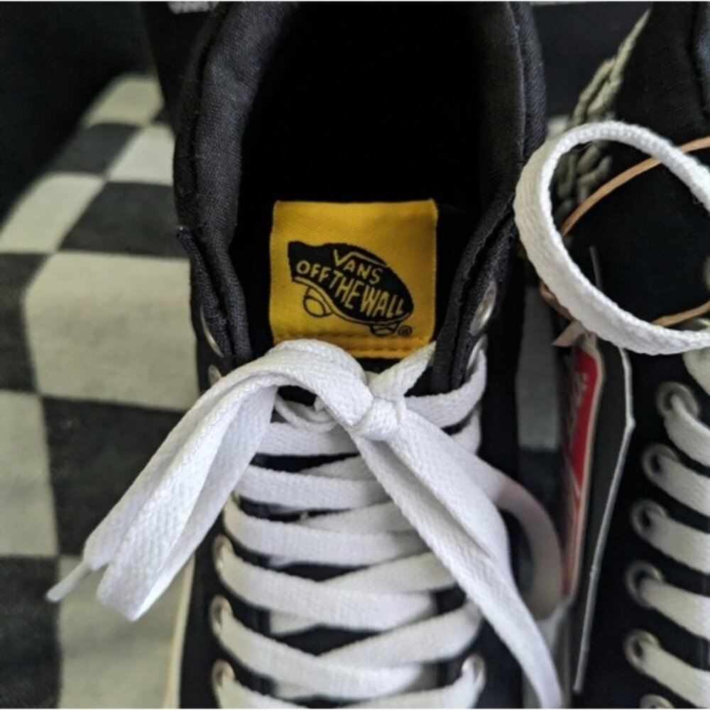Vans National Geographic Box Logo SK8 Hi Reissue Women Black White 112025 Gf - Picture 5 of 11